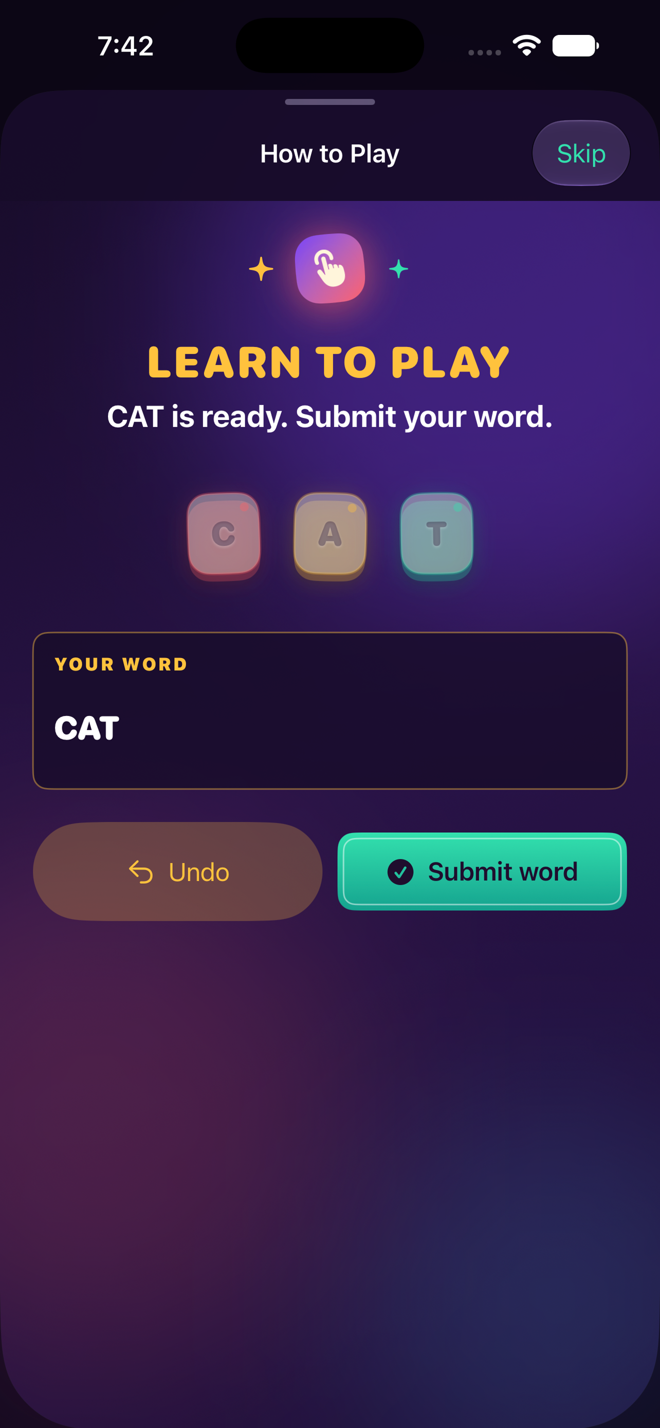 Crownspell: Word Challenge screen 2