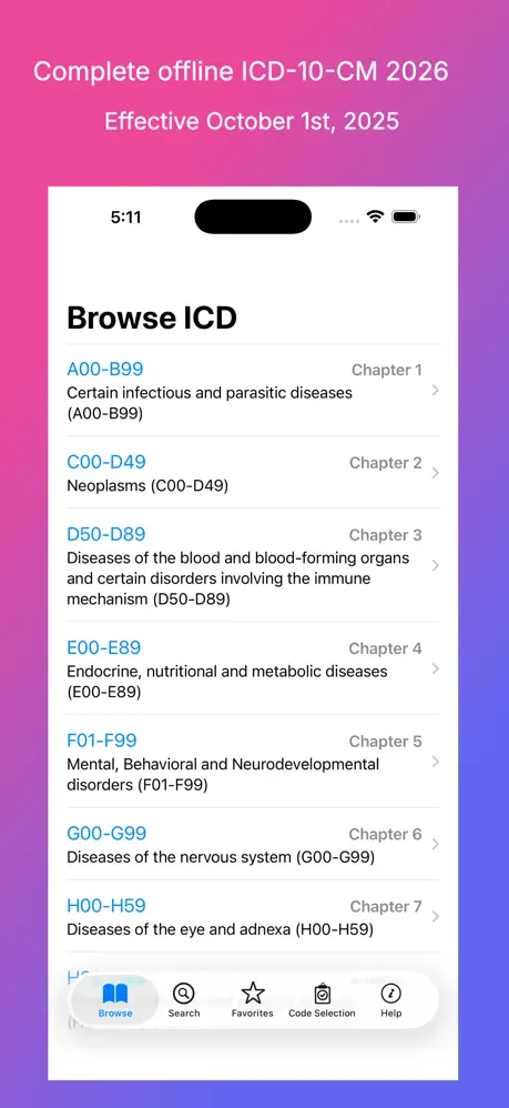 ICD-10 On the Go 2026 screenshot
